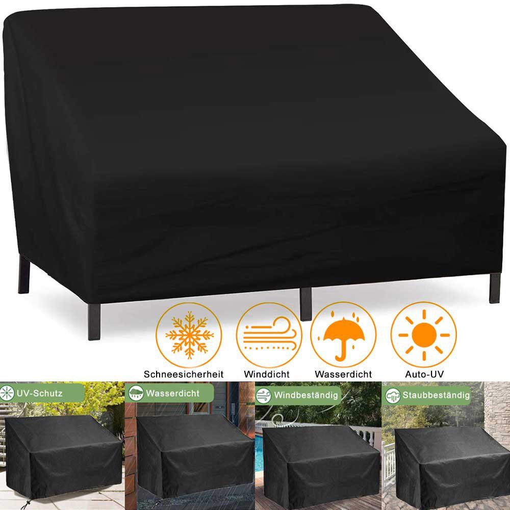 Außenmöbel, Gartenmöbel-Schutzhülle ür Innen 2/3/4 Sitzabdeckung, und Polyester-Gewebeabdeckung, UV-Schutz Sunicol Wasserdicht