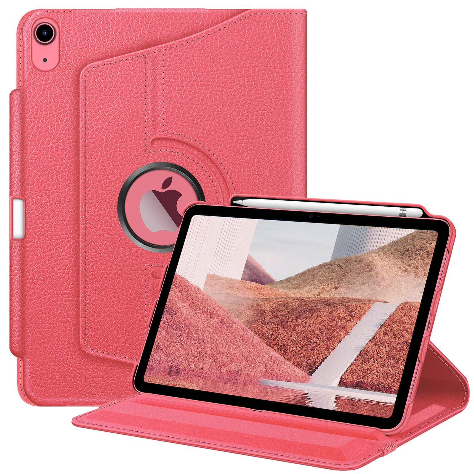 Fintie Tablet-Hülle für iPad 11. Generation 2025 11 Zoll (A16), iPad 10. Generation 2022 10.9 Zoll, mit Pencil Halter, 360 Grad drehbarem Ständer und Auto Schlaf/Wach