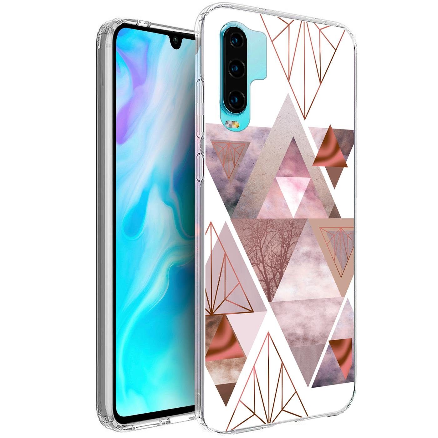 CoolGadget Handyhülle Handy Case Silikon Motiv Series für Huawei P30 Pro 6,5 Zoll, Hülle mit hochauflösendem Muster für P30 Pro New Edition Schutzhülle