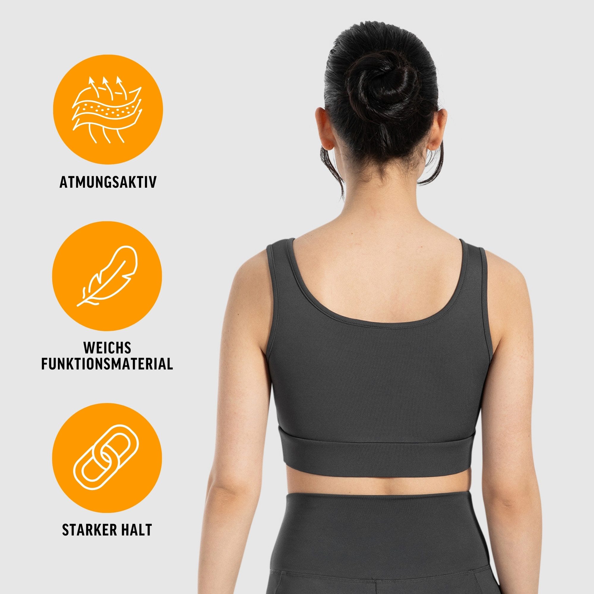 Smilodox Sport-BH SoftFeel Debby, High Support Bra, atmungsaktiv & schnellt günstig online kaufen