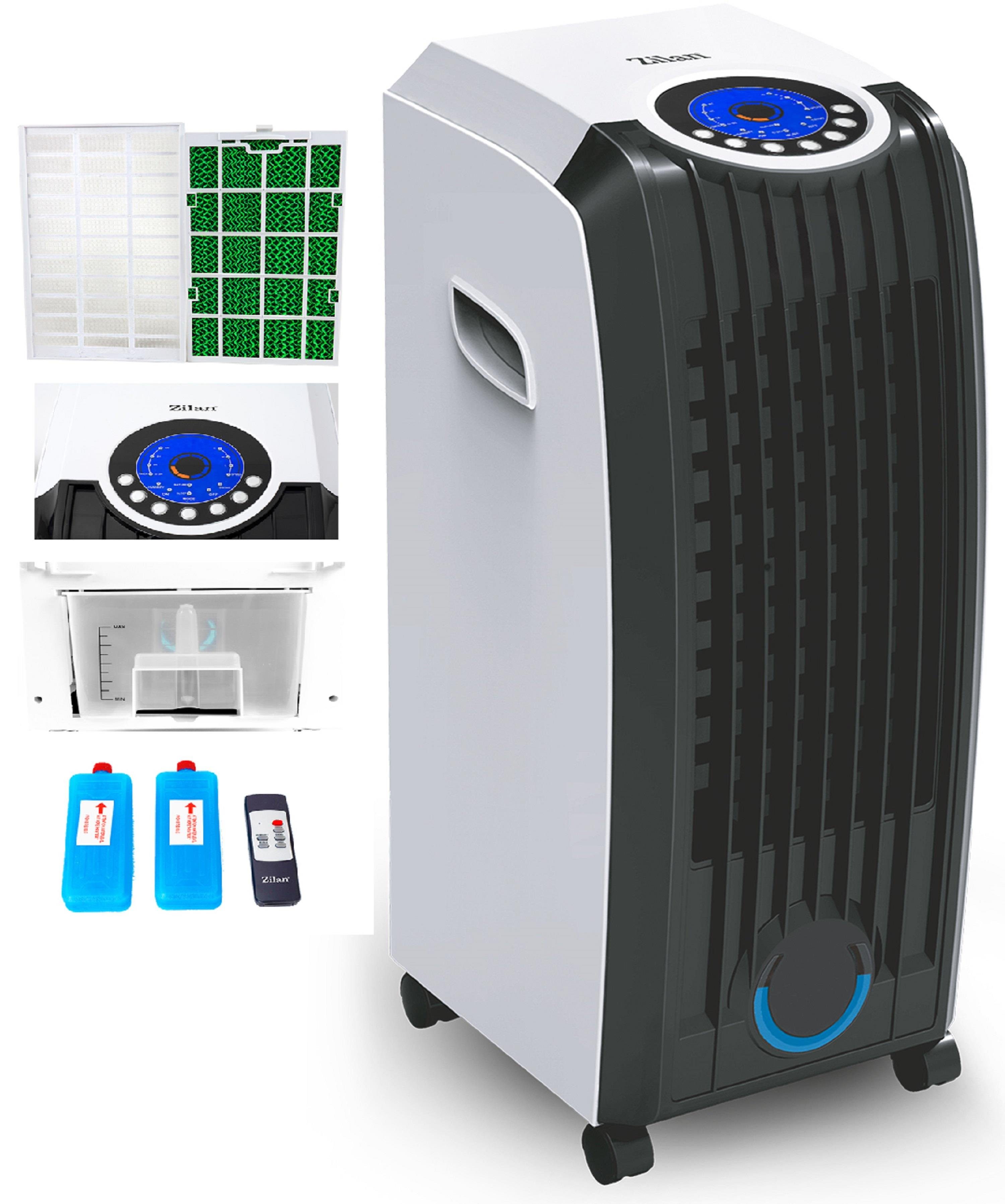 Zilan Ventilatorkombigerät ZLN-3390 Aircooler, Oszillierend, 8 Liter Wassertank, Fernbedienung | Standventilatoren
