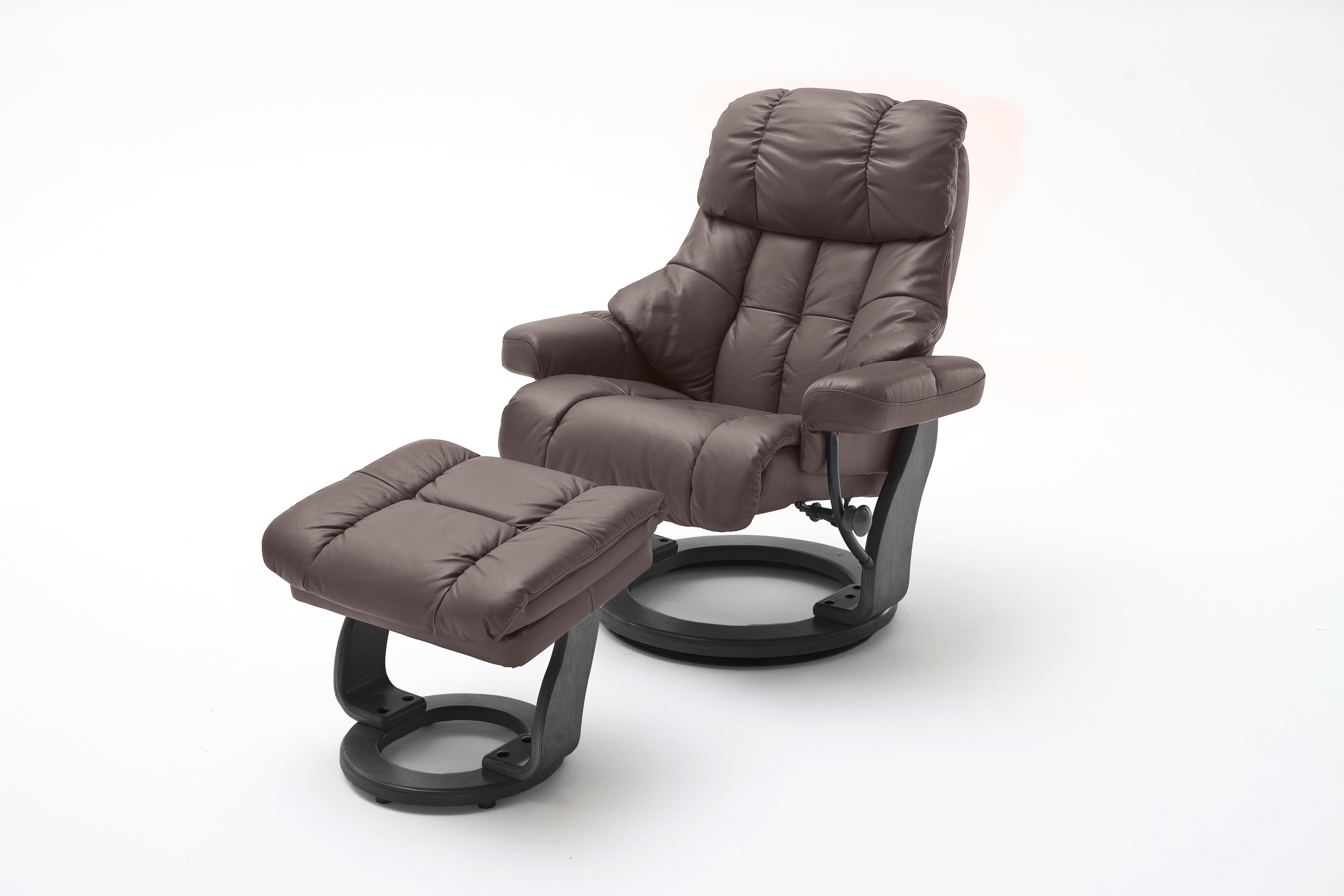 MCA furniture Relaxsessel Relaxsessel Calgary XXL mit Hocker, bis 180 kg belastbar
