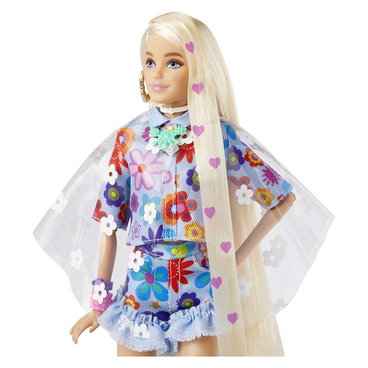 Mattel® Anziehpuppe Mattel HDJ45 - Barbie - Extra Puppe Flower Power