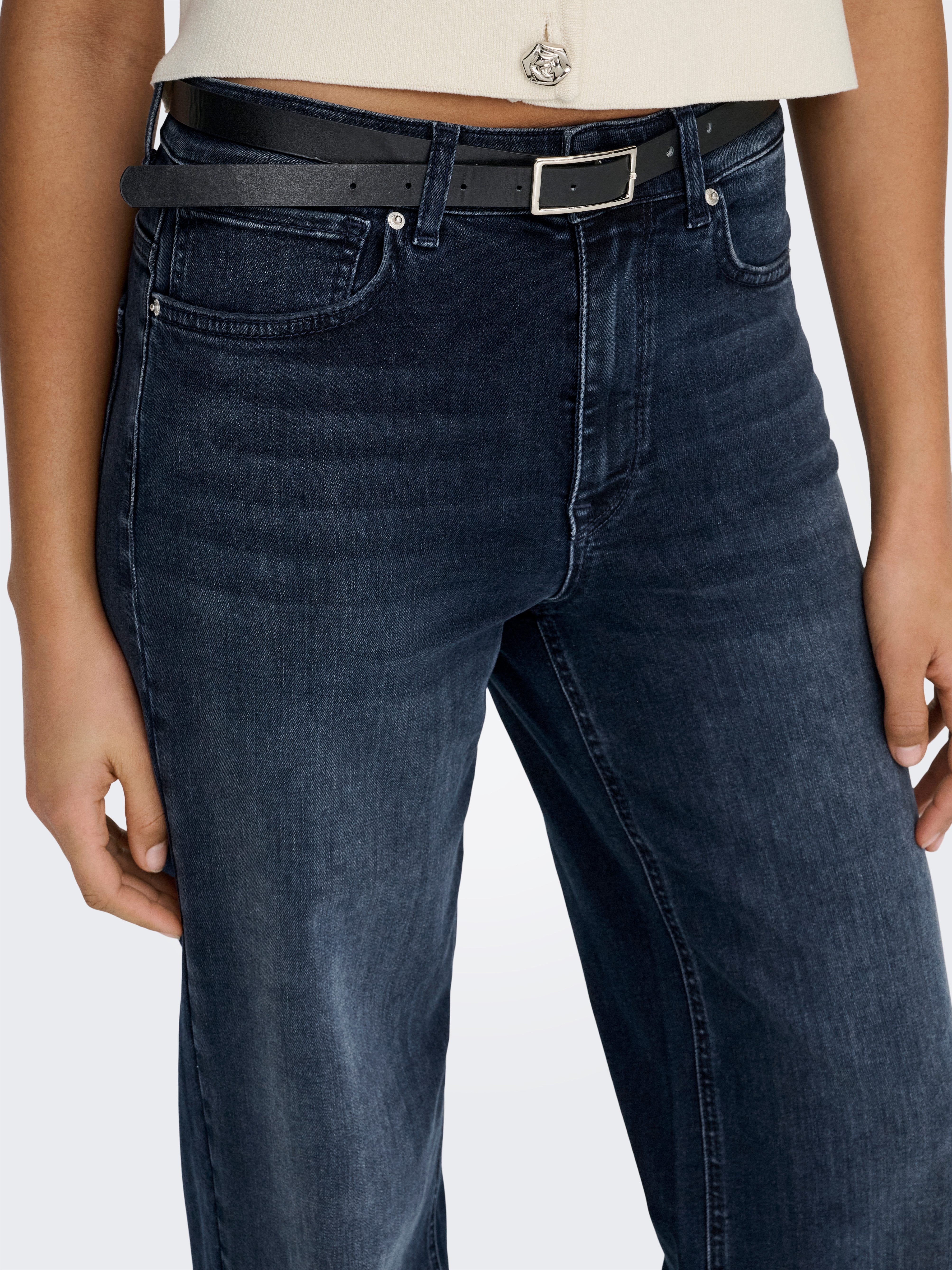 ONLY High-waist-Jeans ONLMADISON BLUSH HW WIDE DNM DOT632 günstig online kaufen