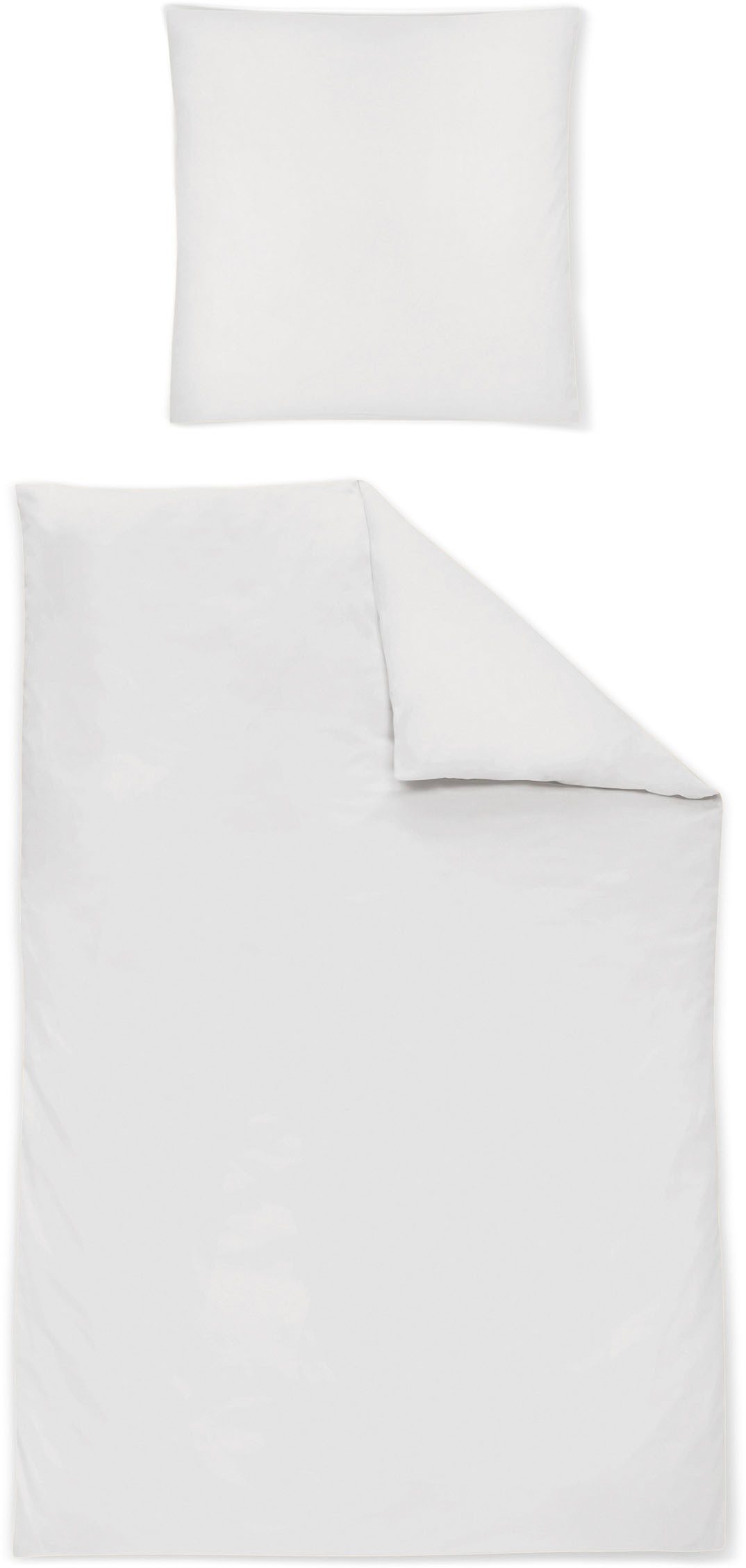 Irisette Bettwäsche Premium Satin Bettwäsche Paris, Mako-Satin, 2 teilig, hochwertige Uni Premium Bettwäsche mit Reißverschluss, 100% Baumwolle. Reduzierter Preis € 74,99. Unverbindliche Preisempfehlung € 89,95