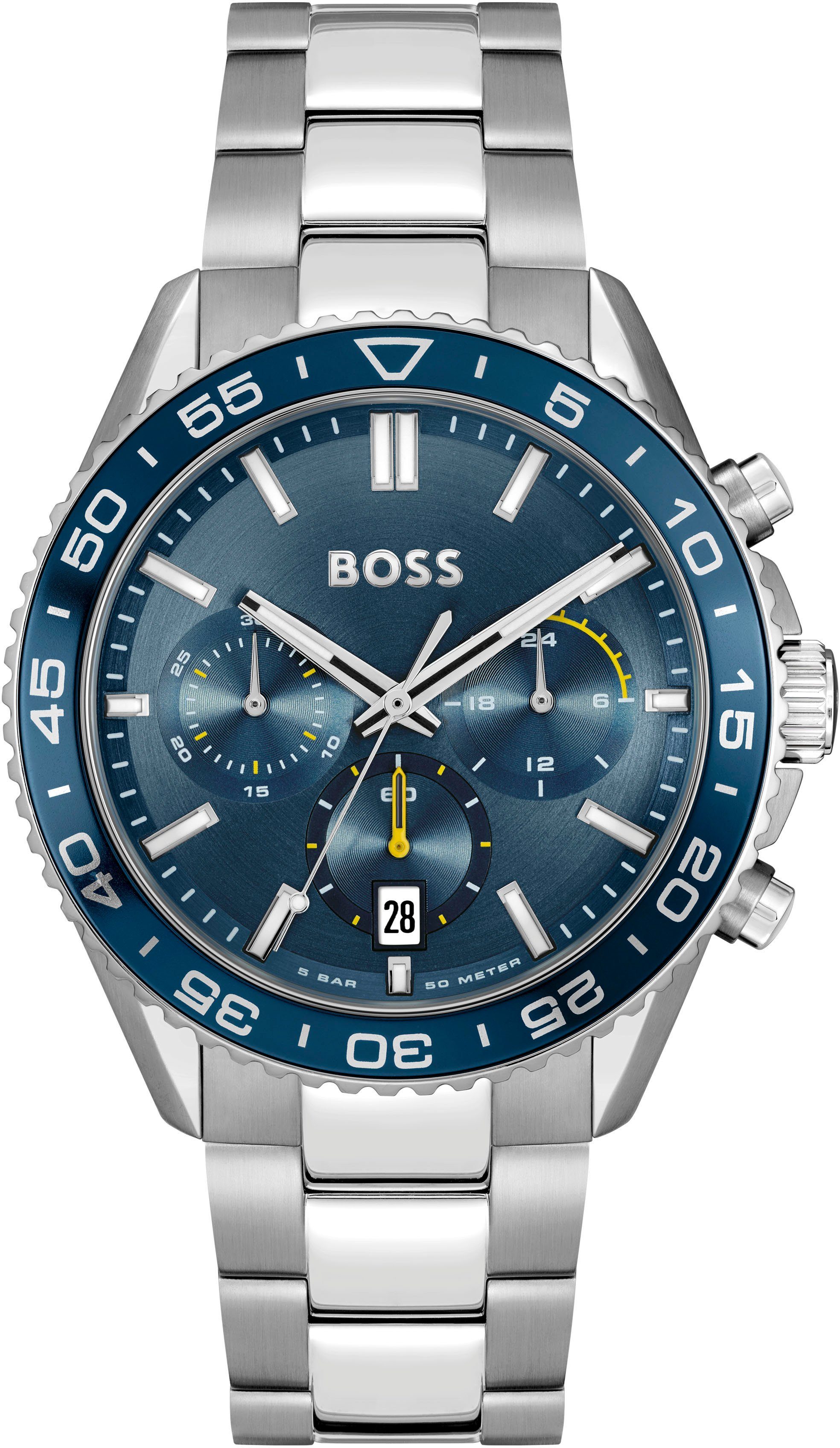 BOSS Chronograph RUNNER 1514143, Quarzuhr, Herrenuhr, Armbanduhr, Stoppfunk günstig online kaufen