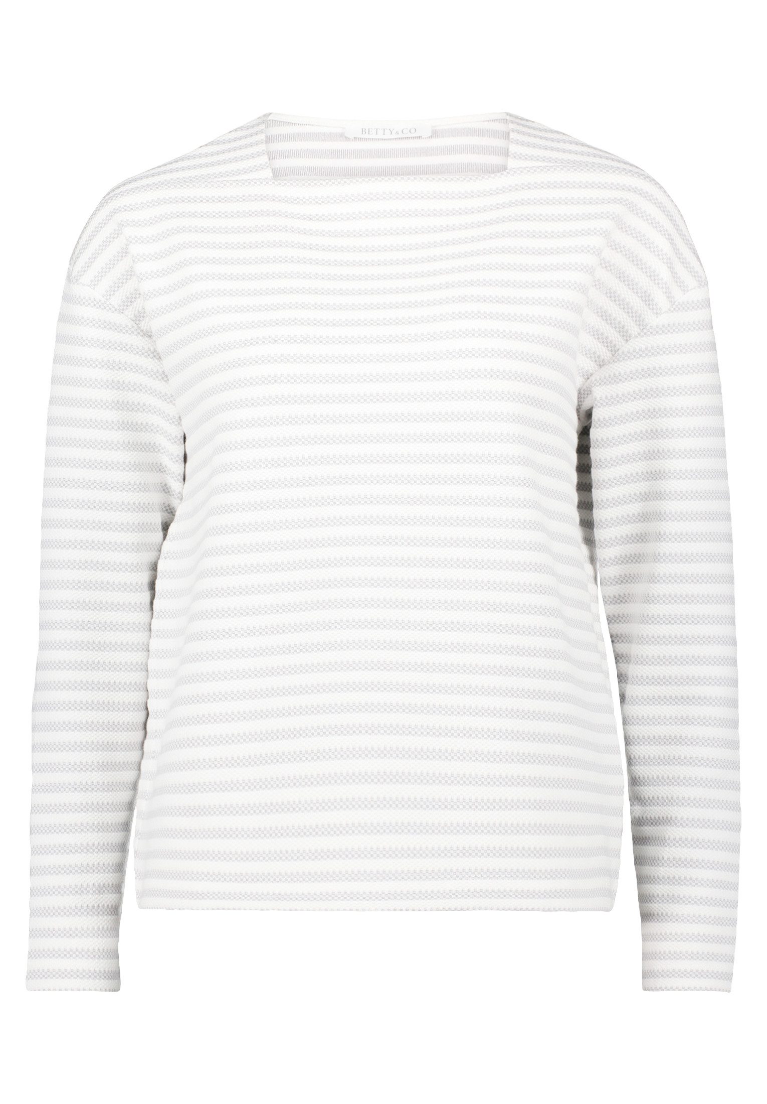 Betty&Co Sweatshirt Damen Sweatshirt mit U-Boot-Ausschnitt günstig online kaufen