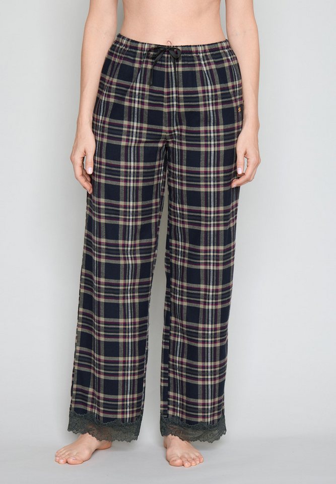 JOOP! Pyjamahose Alpine Mix & Match (woven cotton) mit alpinem Mix-&-Match-Charakter, aus Flanell