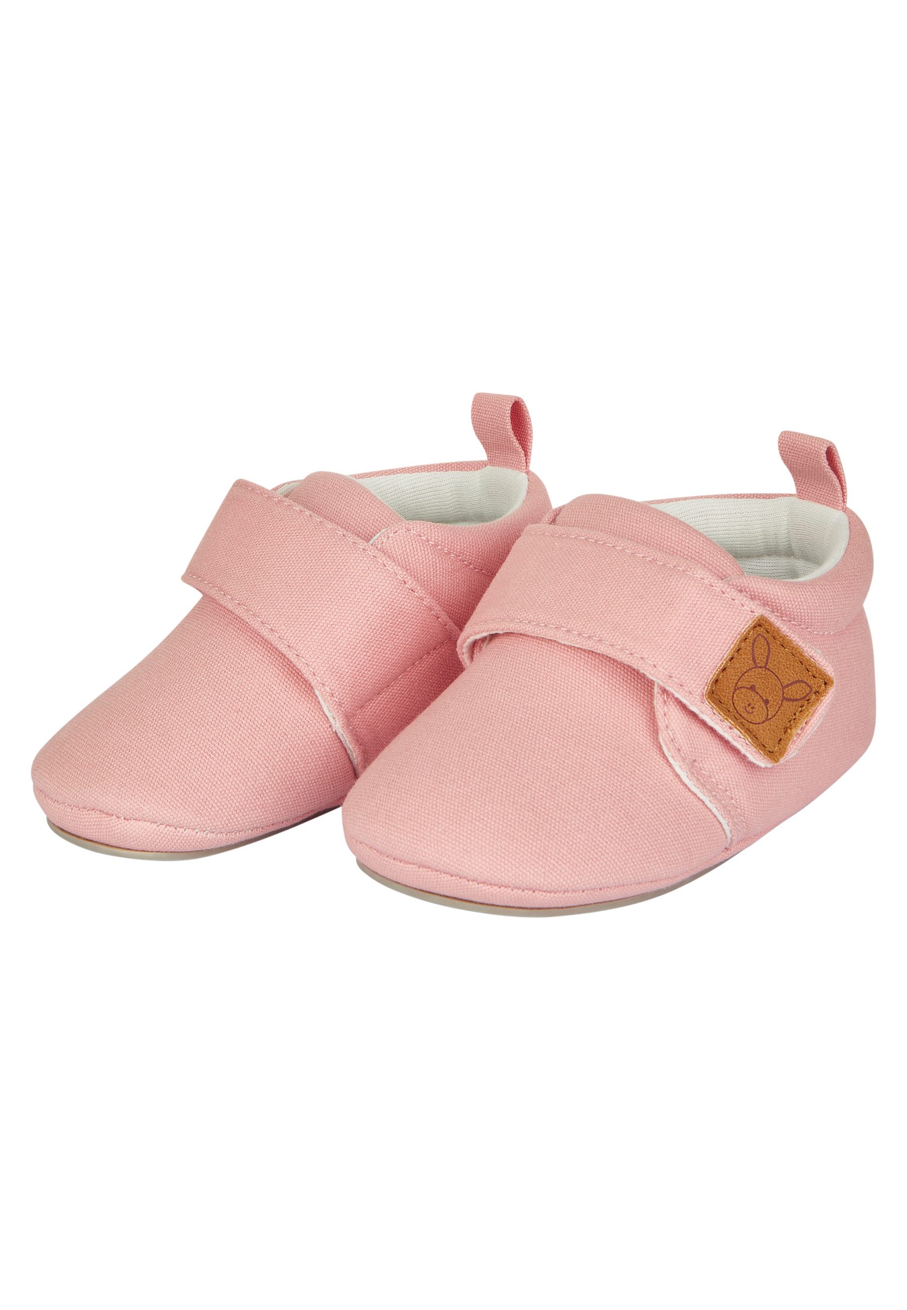 Sterntaler® Krabelschuhe uni Krabbelschuh Krabbelschuhe Baby mit Klettverschluss und Anti-Rutsch-Sohle
