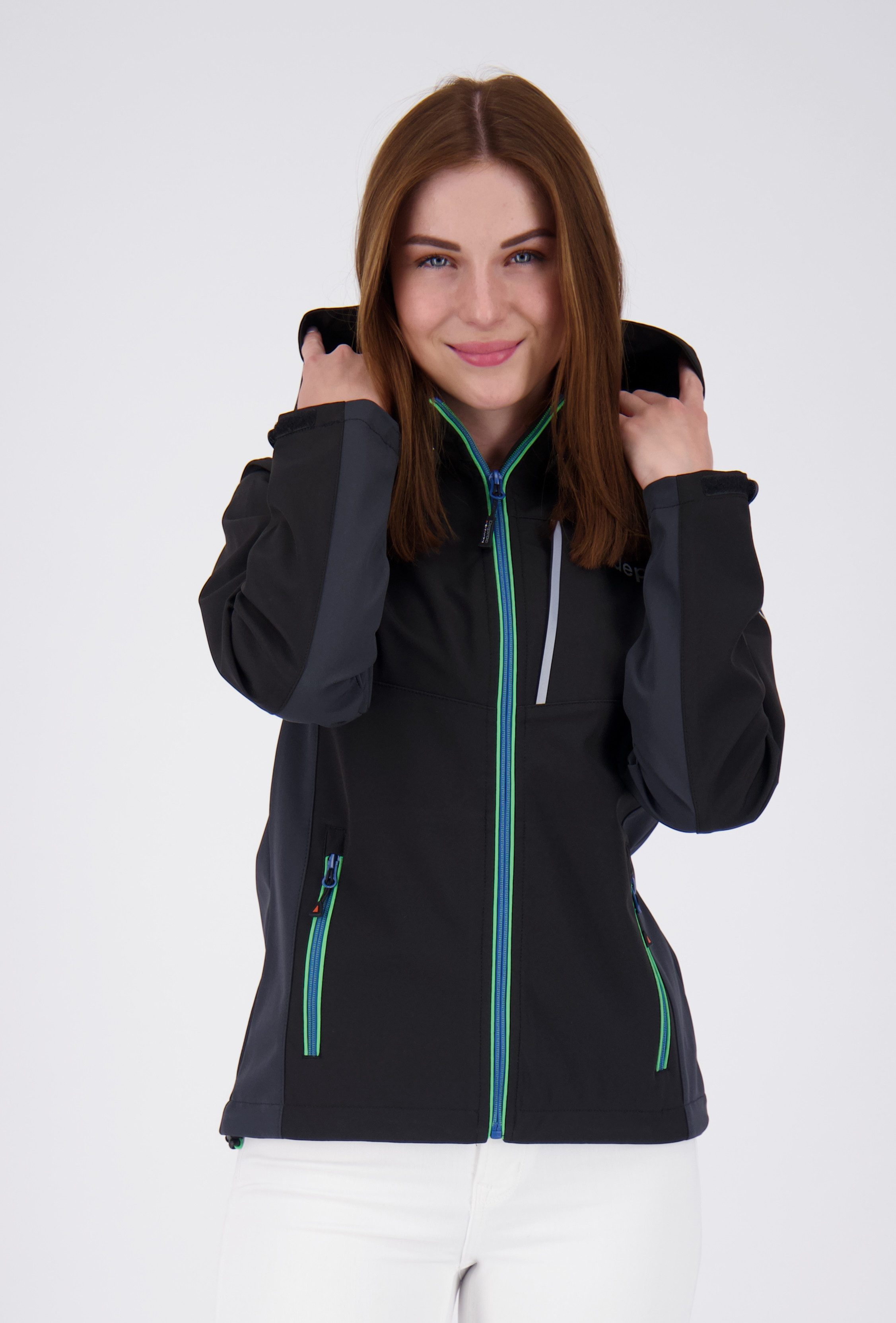 DEPROC Active Outdoorjacke NUNAVUT OS NEW WOMEN Softshelljacke Funktionsjacke auch in großen Größen erhältlich