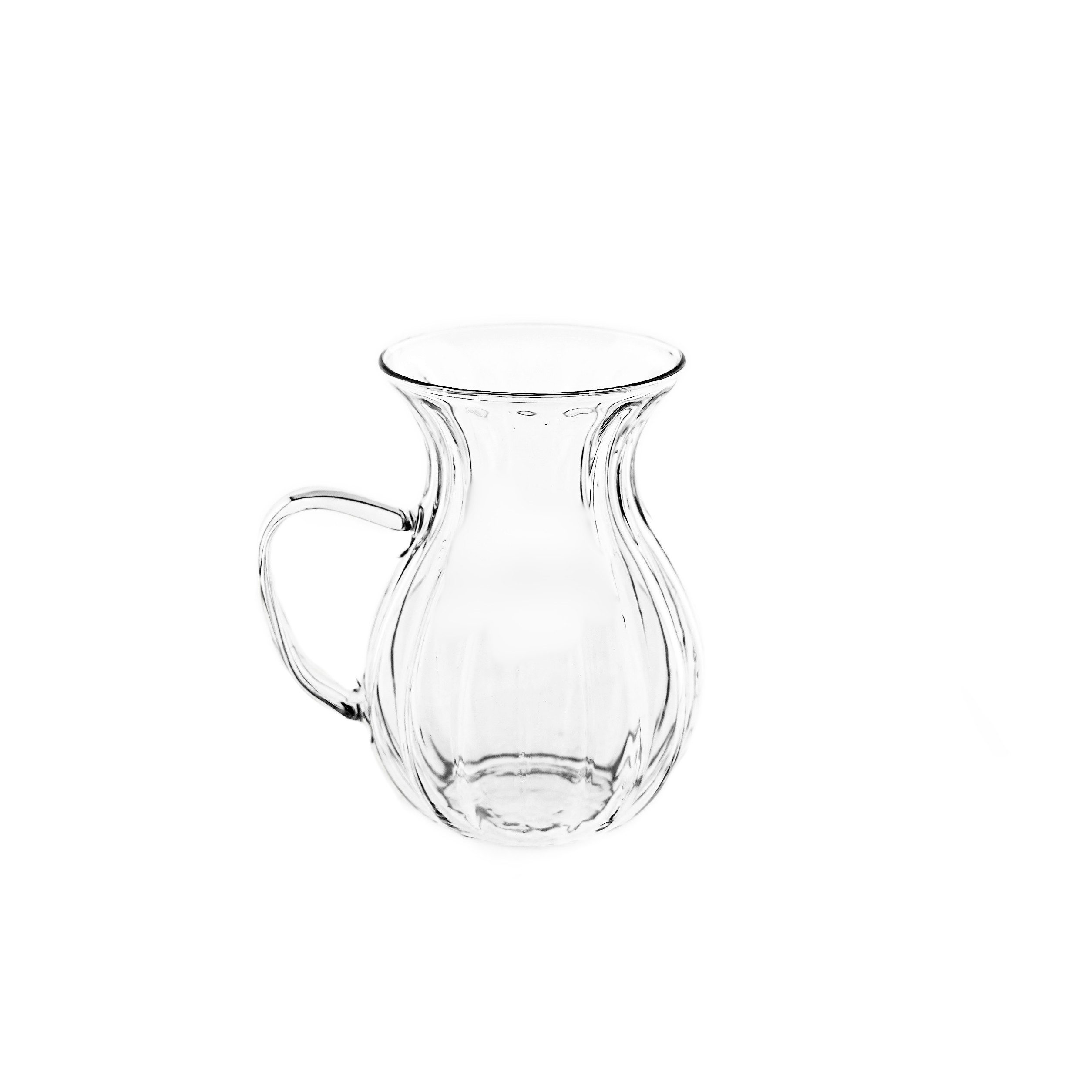 Almina Teeglas Luana La Manila Teeset mit Henkel - 6-teiliges Gläser-Set, 160 ml, 6-tlg., Glas