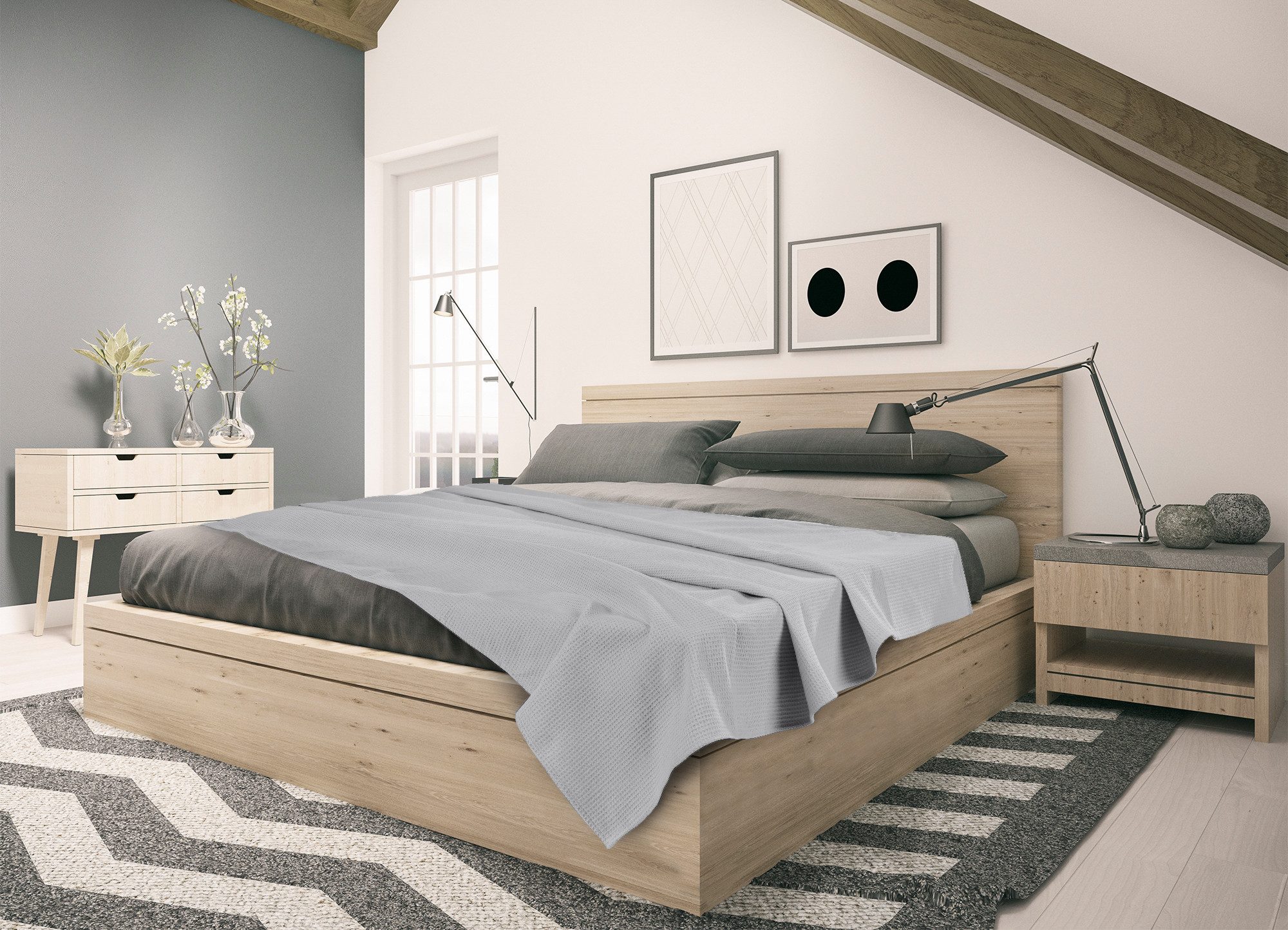 Wohndecke Kuscheldecke, Waffeldecke, Sofadecke, sleepling, Ökotex günstig online kaufen