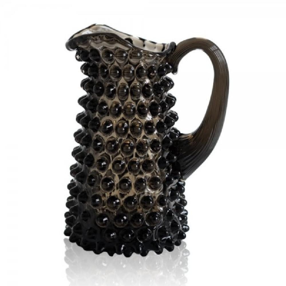 KLIMCHI Karaffe Studio Krug Mini Hobnail Tall Jug Black Smoke (350ml)