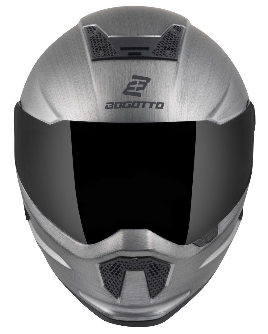 Bogotto Motorradhelm Rapto Helm, vorbereitet für Kommunikationssystem,geeignet für Brillenträger,v
