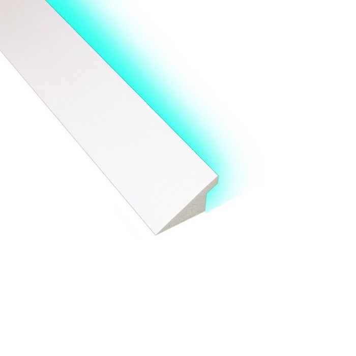 BaukastenStore Sockelleisten-Innenecke LED Deckenleiste INO-10 - 1.7m L: 170 cm LED Deckenleiste INO-10 170 x 3 7 x 6 0cm Deckenleiste LED Lichtleisten Indirekte Beleuchtung Modern Robust Hochwertig Langlebig