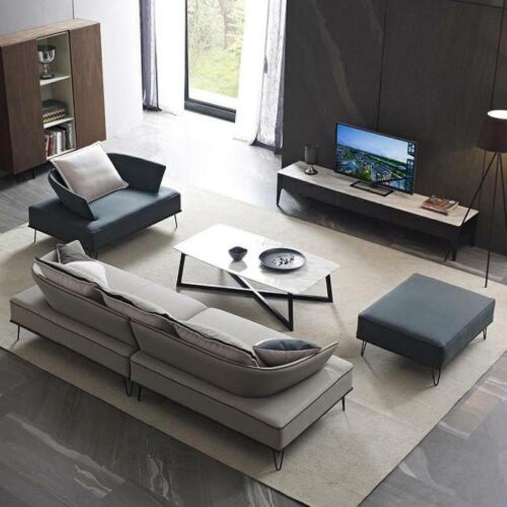 JVmoebel Wohnzimmer-Set, Big XXL Luxus Sofa Couch Polster Sitz Garnitur 4+1 Sitzer Couchen