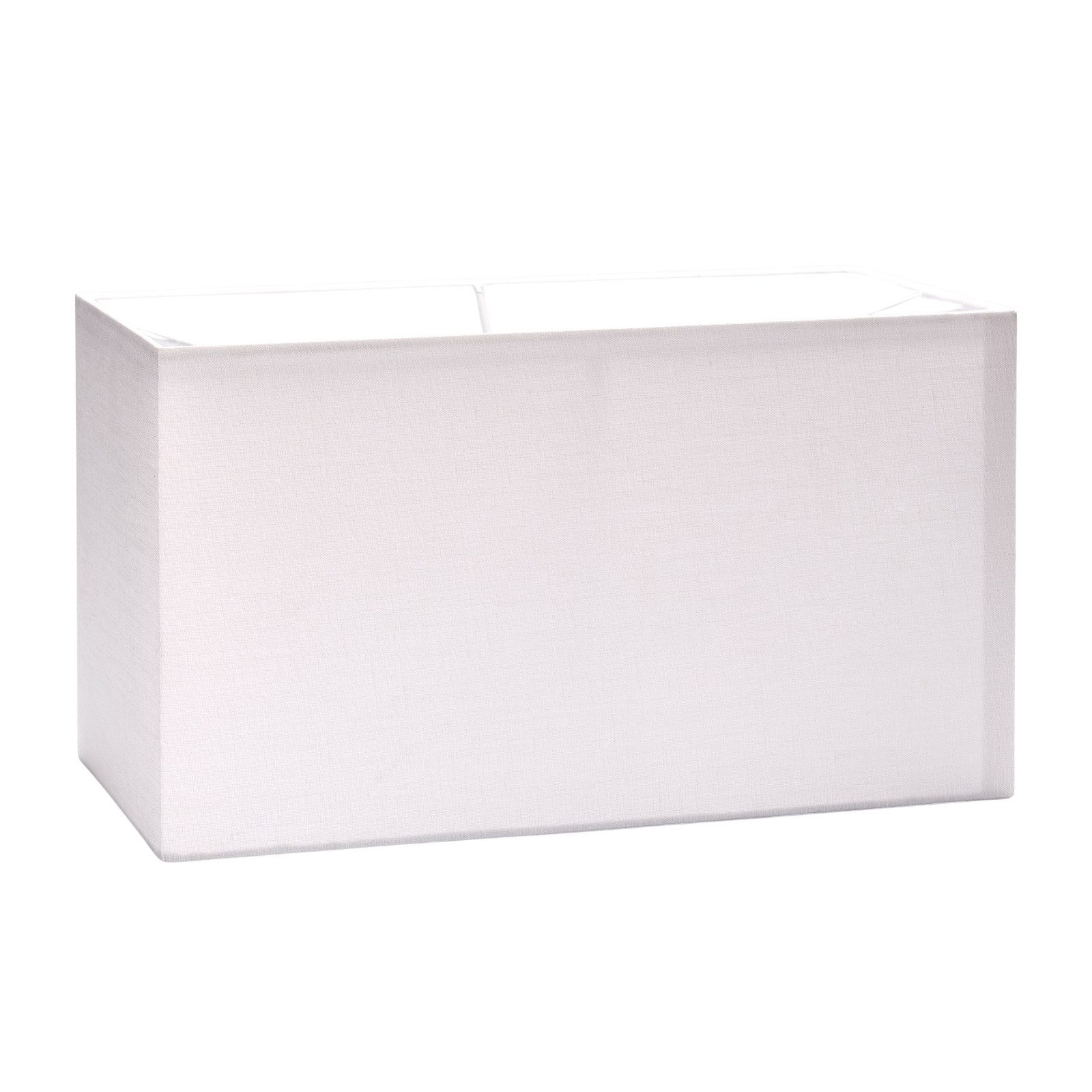 Orion Leuchten Lampenschirm Rechteckiger Lampenschirm 32 x 16 x 18 cm weiß