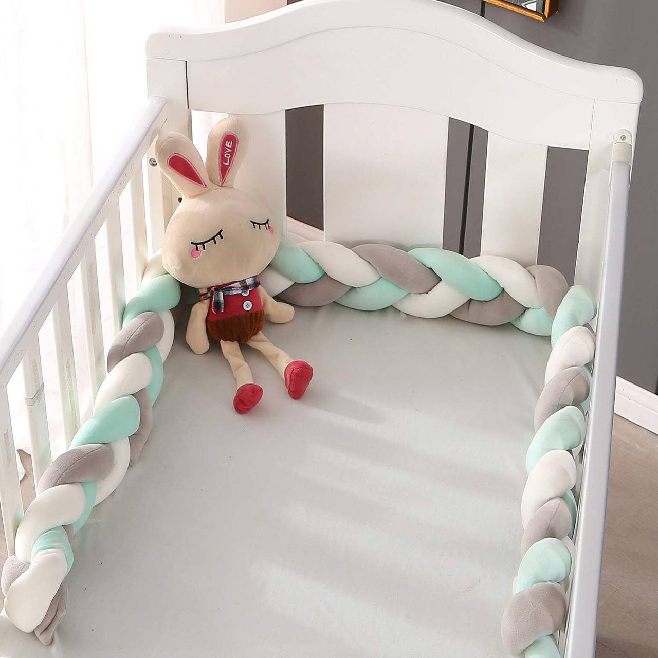 VIVILINEN Bettumrandung, Babybett Kantenschutz Kopfschutz Dekoration günstig online kaufen