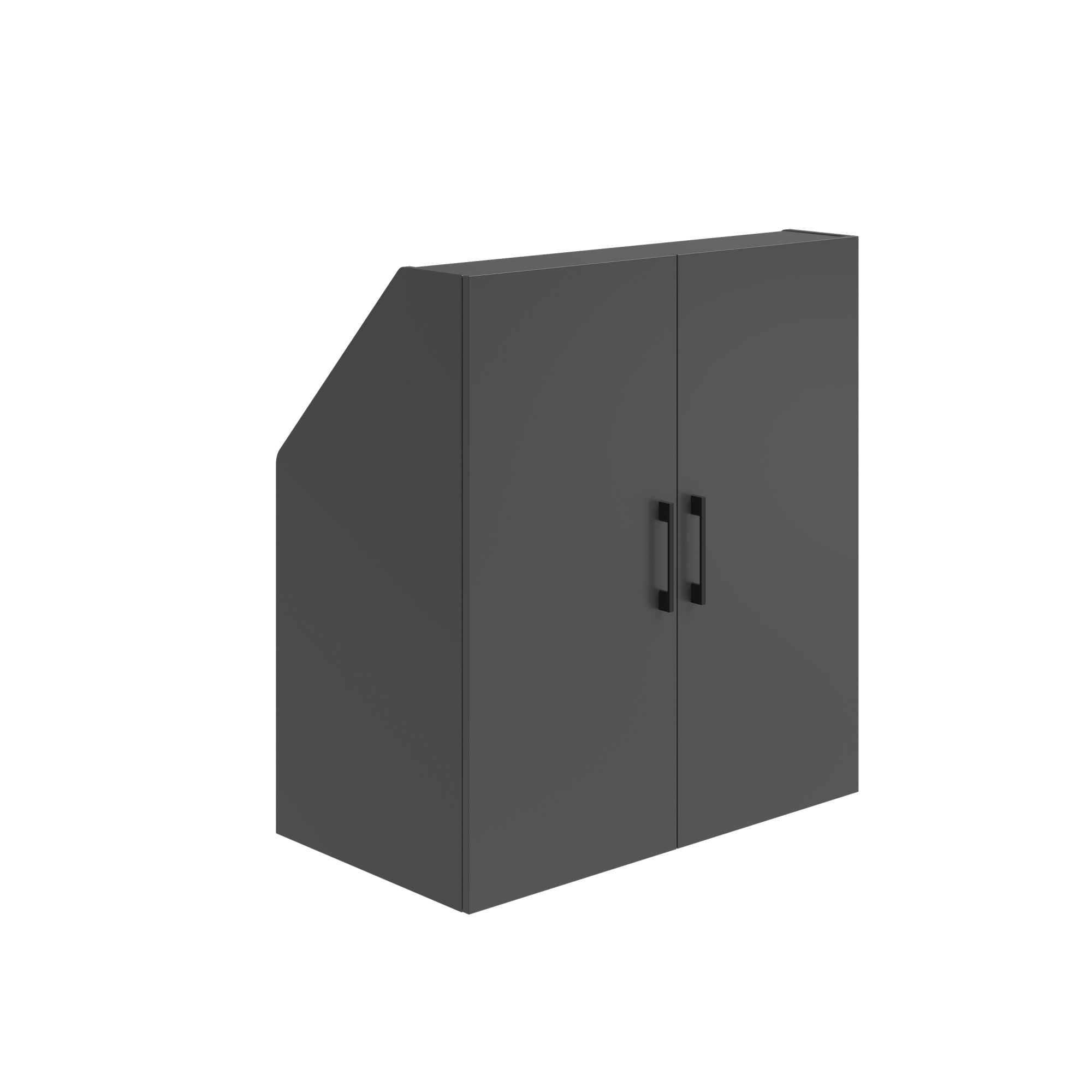 Bellamio Regal Aland Dachschrägenregal 45 Grad-Winkel, Anthrazit, 90 cm bre günstig online kaufen