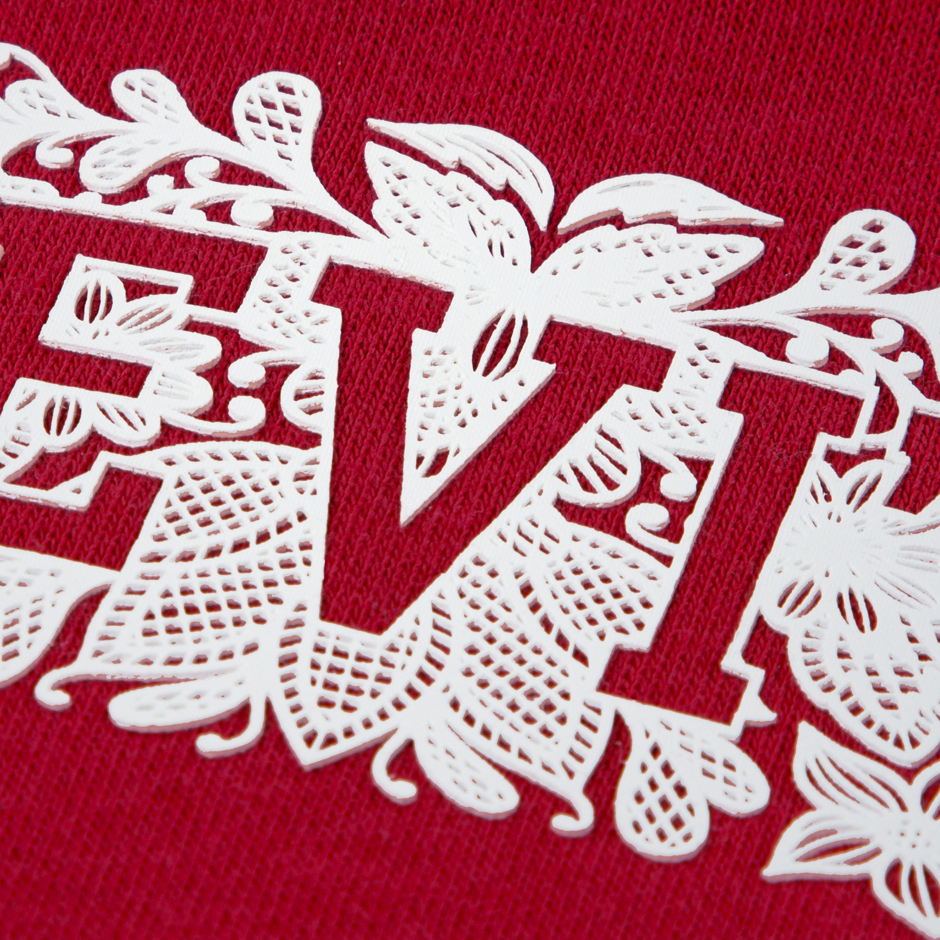Levi's® Kids Kapuzensweatshirt LVG MEET AND GREET SEASONAL HO mit floralem Logo-Print in Kontrast - for Girls