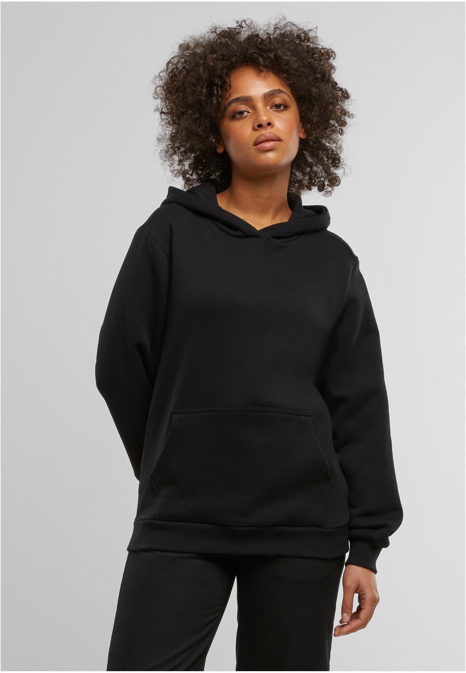 URBAN CLASSICS Kapuzenpullover Ladies Organic Loose Brushed Fleece Hoody Damen