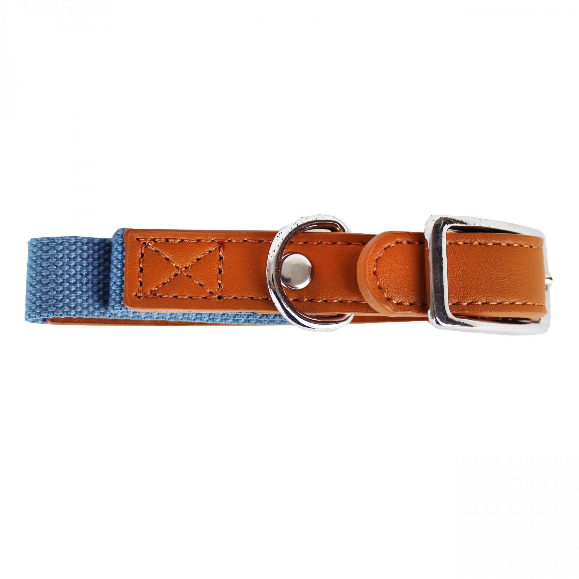 mitienda Hunde-Halsband Hundehalsband Deluxe blau S
