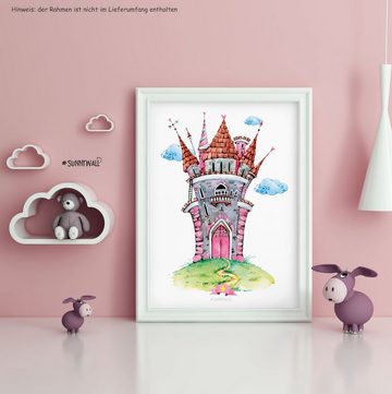 Sunnywall Poster Poster Kinderzimmer Prinzessin (3er Set), Prinzessin (Set, 3 St), Poster