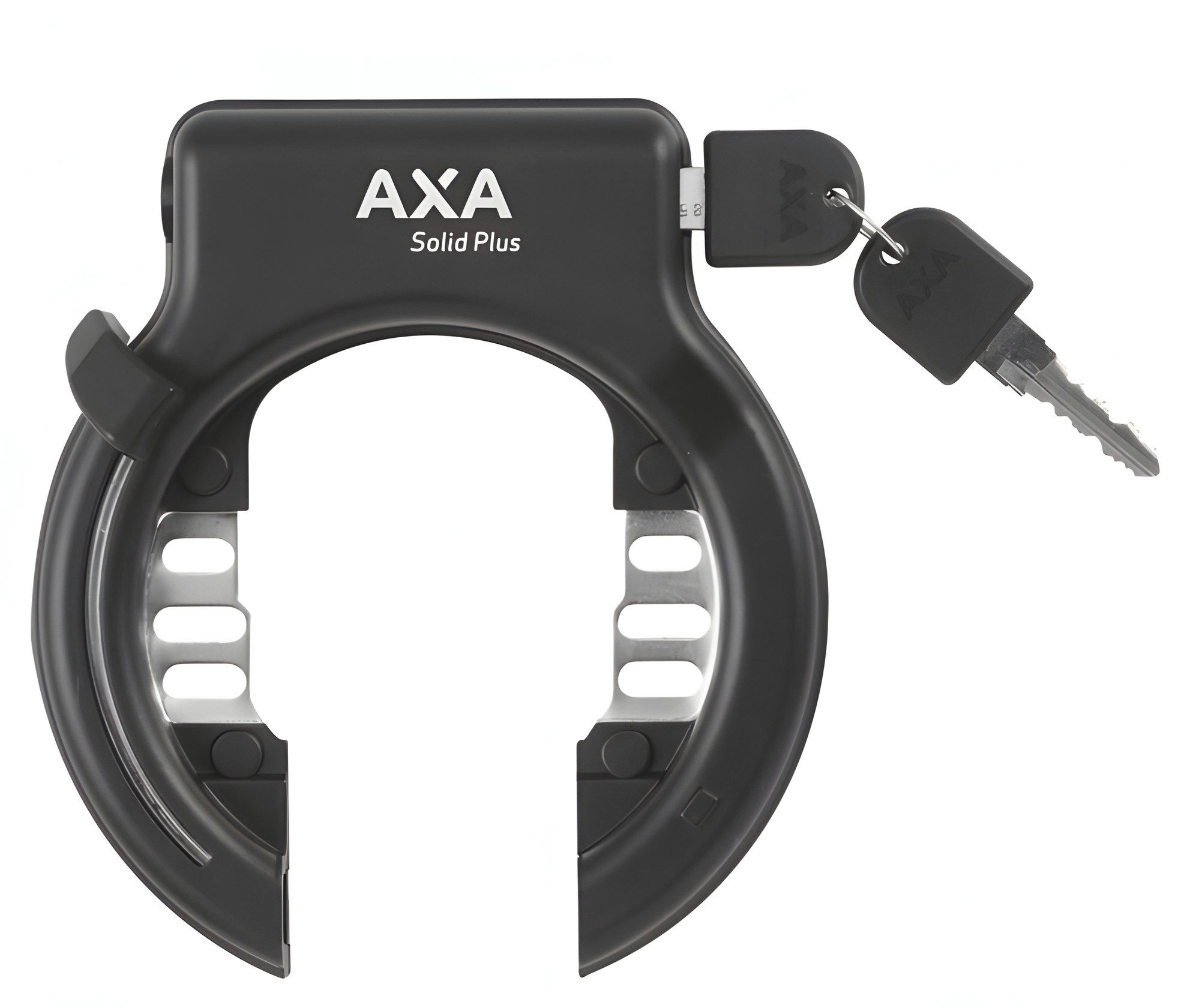 AXA Rahmenschloss Ringschloss Solid Plus Stahl ART-2 schwarz