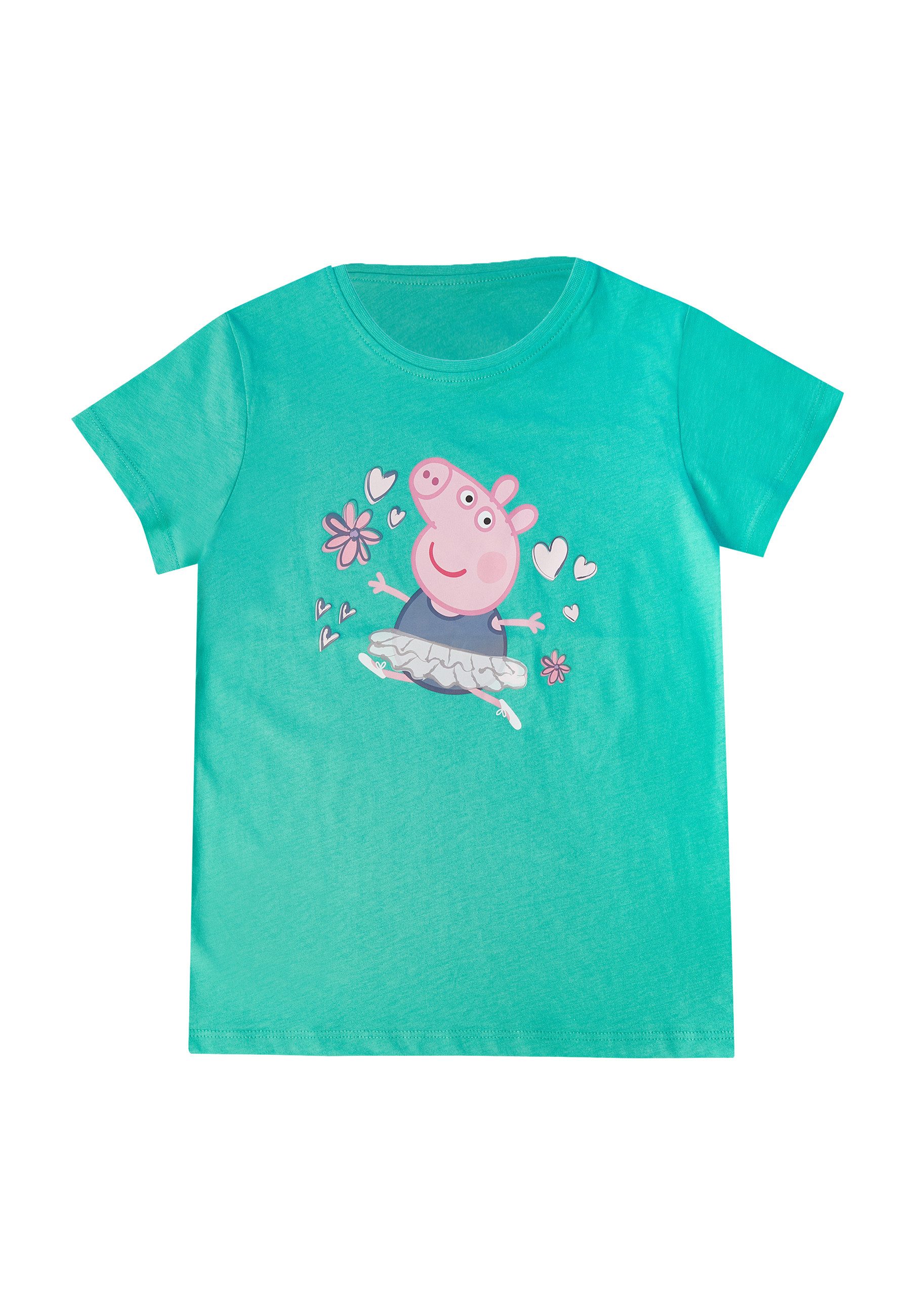 ONOMATO! T-Shirt Peppa Wutz Kinder Mädchen Wende Shirt T-Shirt Oberteil Top