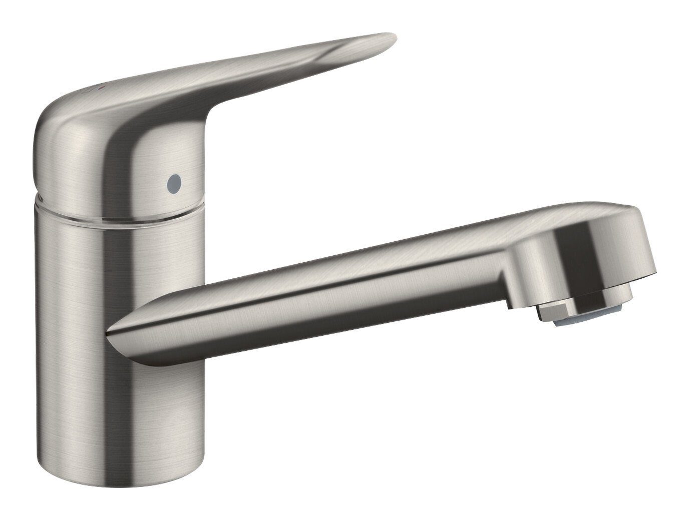 hansgrohe Küchenarmatur Focus M42 Einhebel-Küchenmischer 100 1jet - Edelstahl Finish