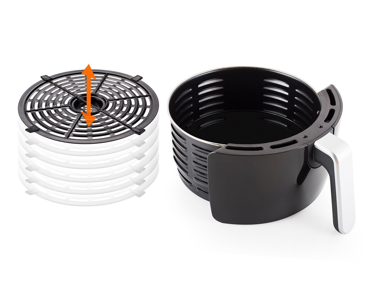 Tristar Heißluftfritteuse, 1500 W, Kleine Luftfritteuse 3,5Ltr. Fritöse Pommes fettarm frittieren ohne Öl