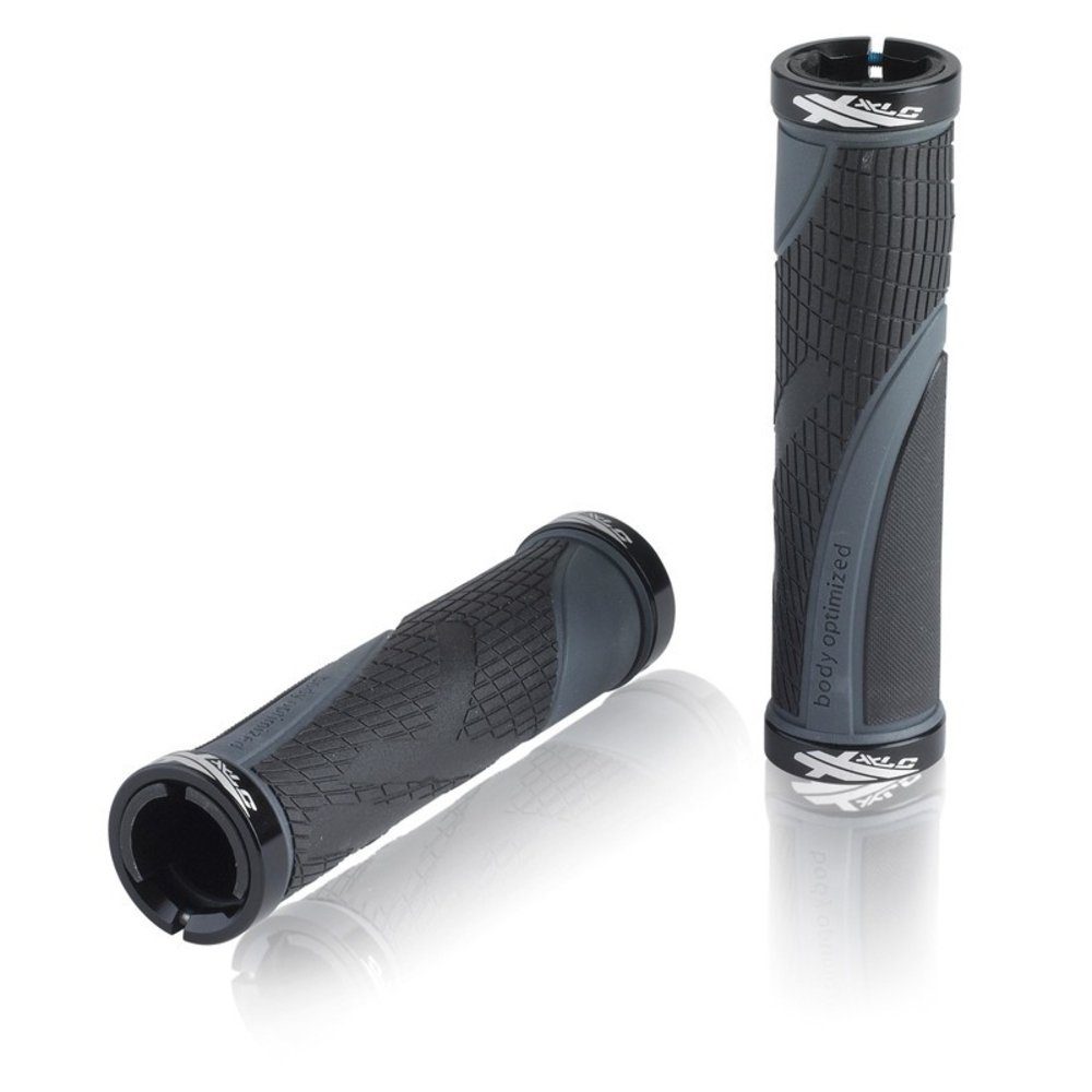 XLC Fahrradlenkergriff Griffe "Sport Bo 2", 2x Klemmung, 130 mm, Ø 22 mm
