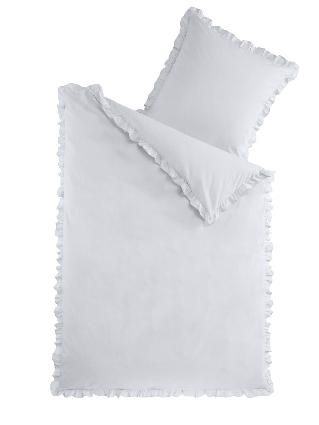 Optidream Bettwäsche Set Renforcé 135x200 Baumwolle silber silber, Renforcé günstig online kaufen