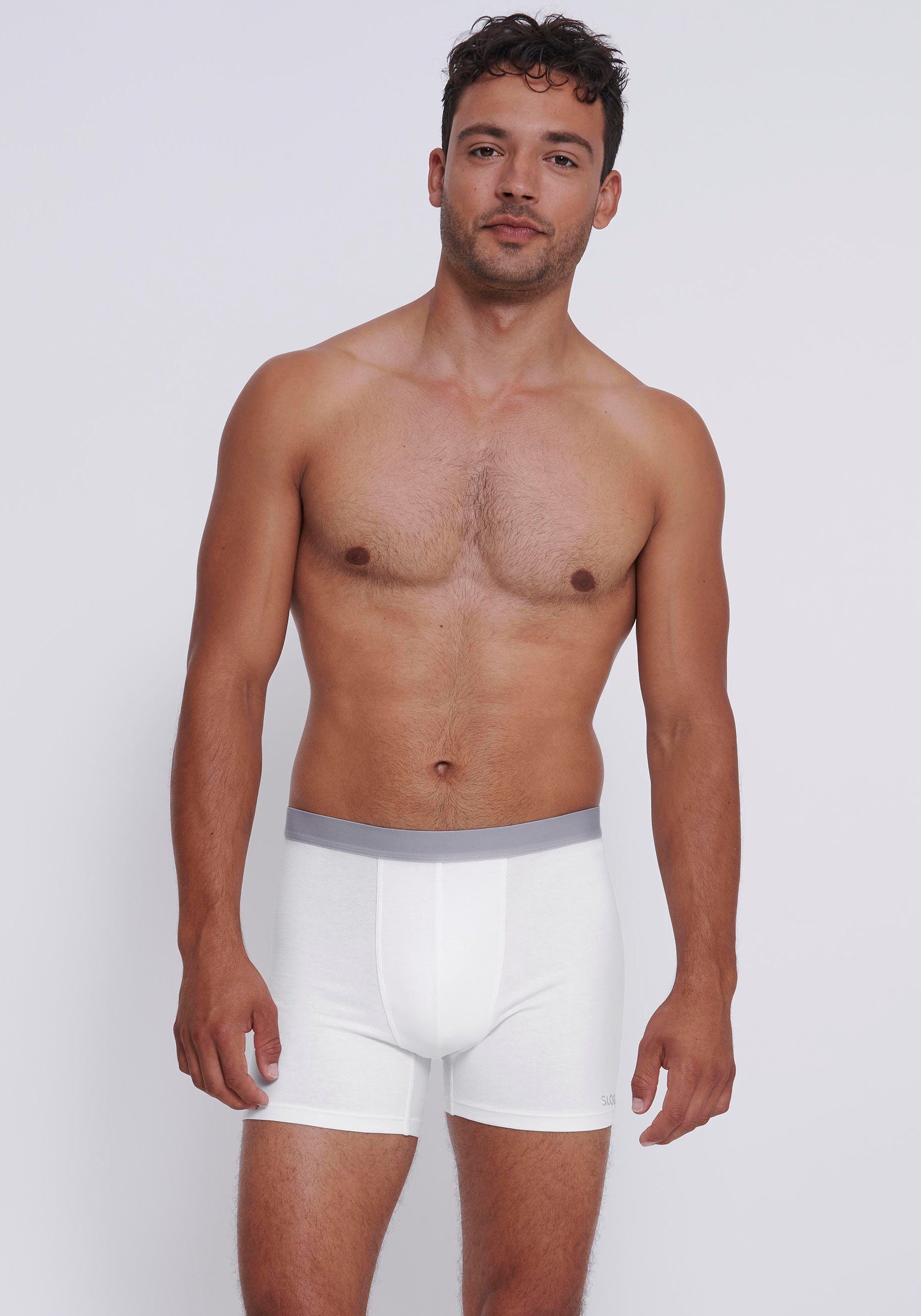 sloggi Boxer Men GO ABC 2.0 (2er Pack) längeres Bein, Baumwollmix, weich, e günstig online kaufen