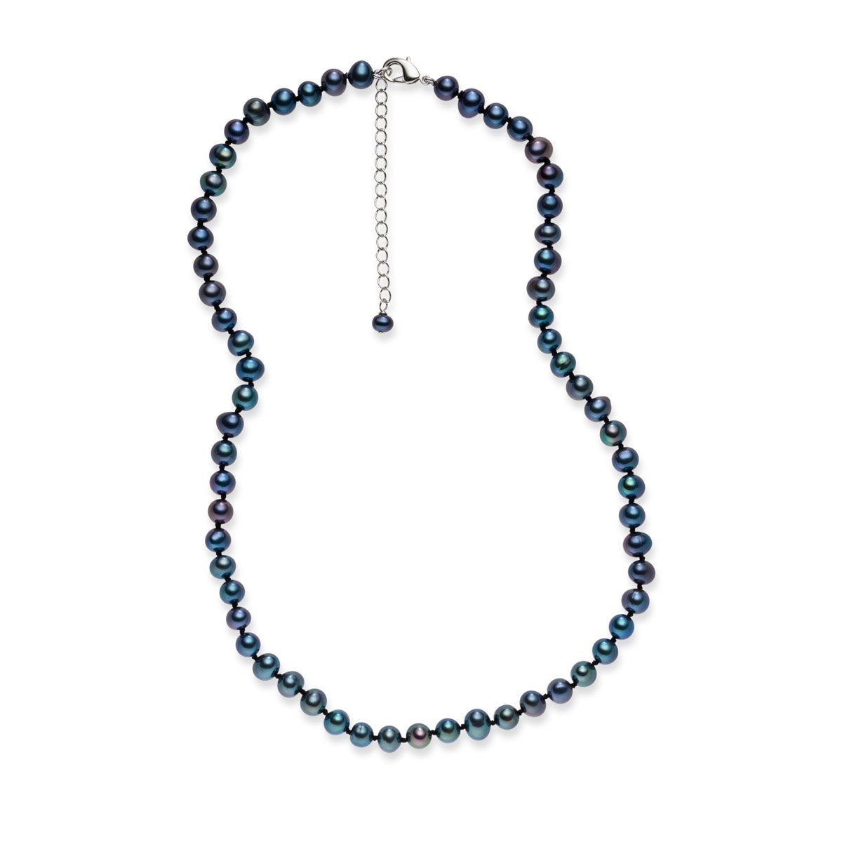 Lulu & Jane Perlenkette silber, Muschelkernperle