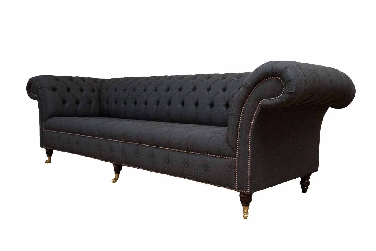 Sofa Klassisch Chesterfield Chesterfield-Sofa, Design Wohnzimmer JVmoebel Sitzer Sofas 4 Couch