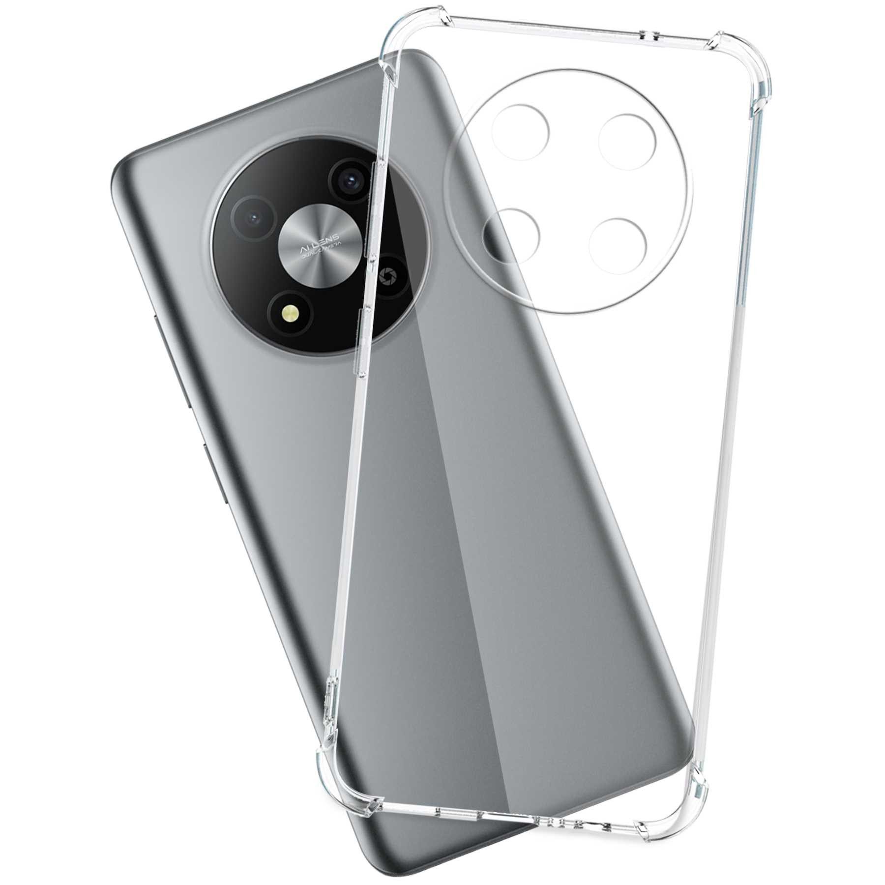 mtb more energy Smartphone-Hülle Clear Armor Case für ZTE Blade A73 5G (6.52), Transparente TPU Schutzhülle Case Backcover mit Anti-Shock Verstärkung