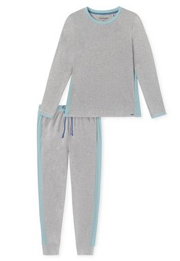 Schiesser Pyjama "Casual Nightwear" (2 tlg) lässiger Loose-Fit-Schnitt