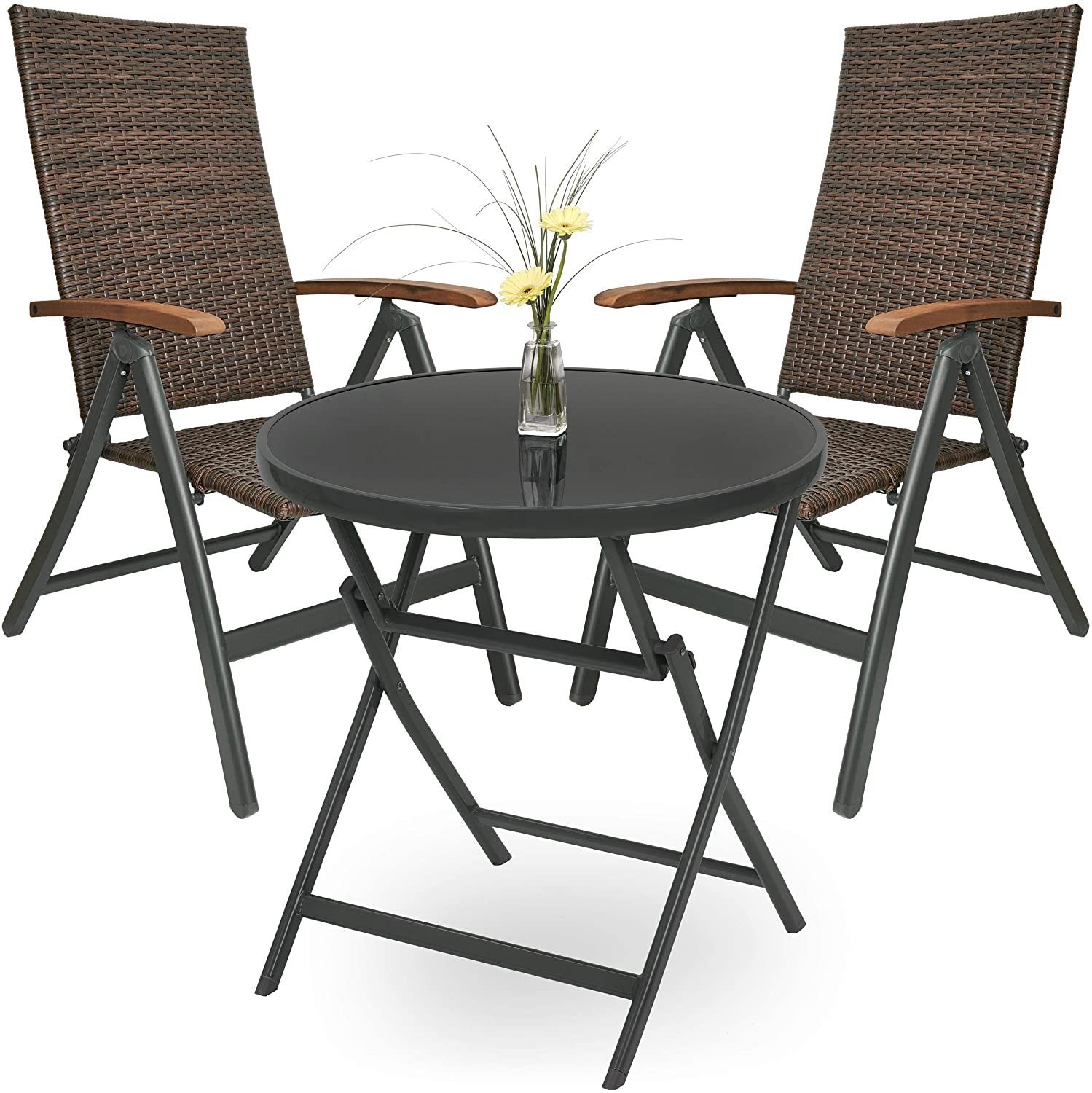 BRUBAKER Garten-Essgruppe Garten Sitzgruppe Modena - günstig online kaufen