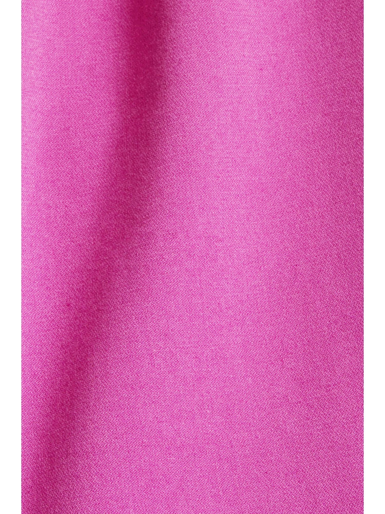 Chino und PINK Paperbag-Hose FUCHSIA Esprit Gürtel hohem mit Bund