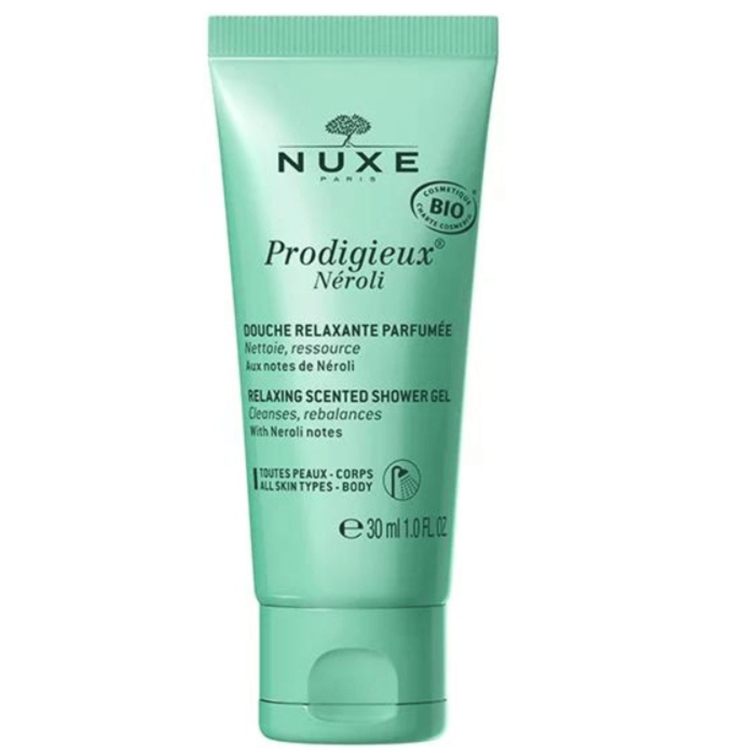 Nuxe Körperöl NUXE Huile Prodigieuse Néroli + Duschgel Pflegeset, Natürliches Pflegeöl & Aromadusche