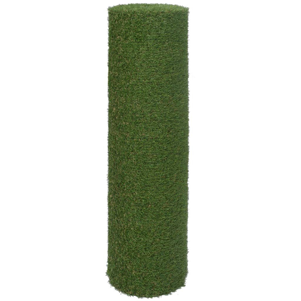 vidaXL Kunstrasen Kunstrasen 1x15 m/20 mm Grün