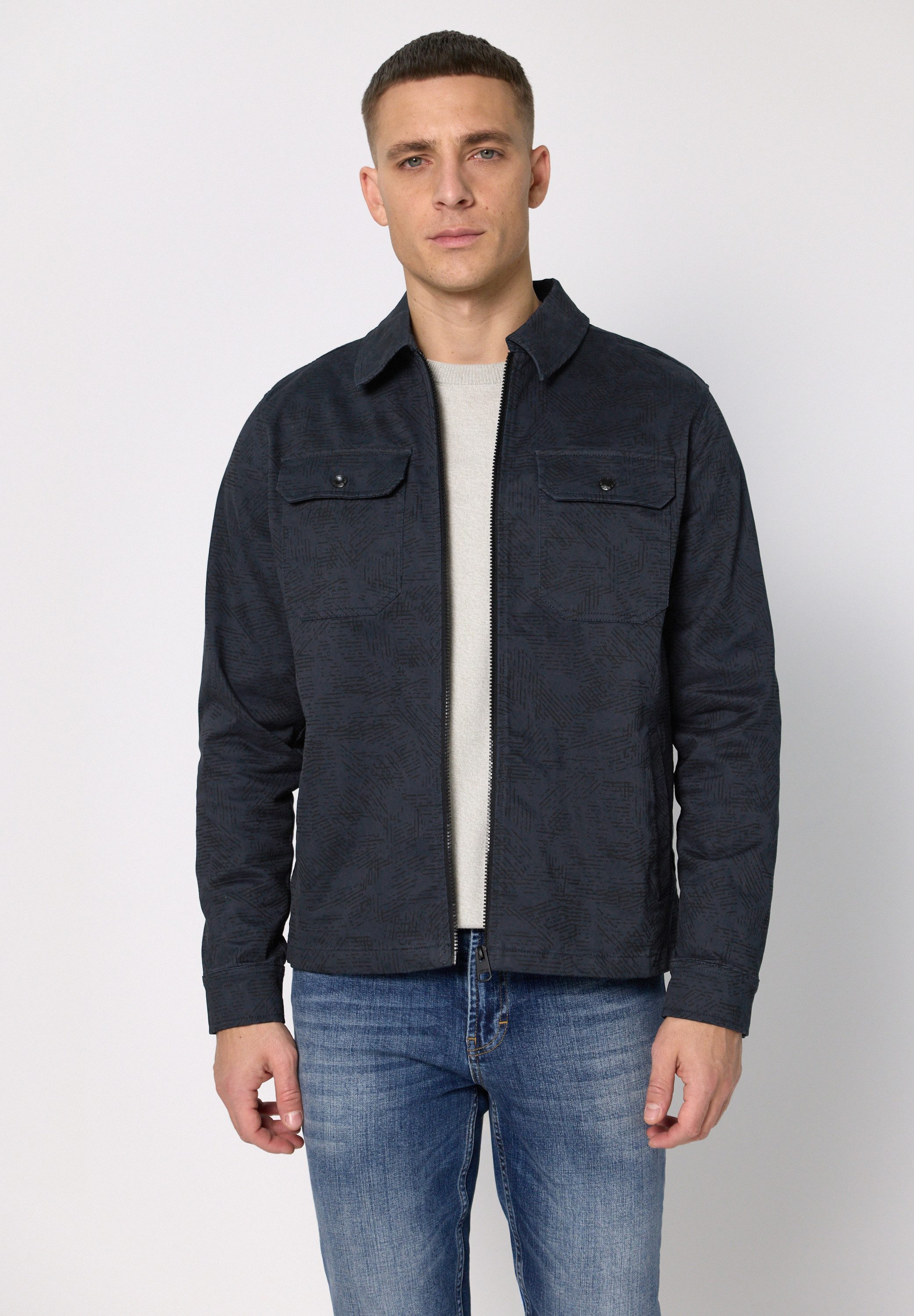 STREET ONE MEN Kurzjacke in washed Optik