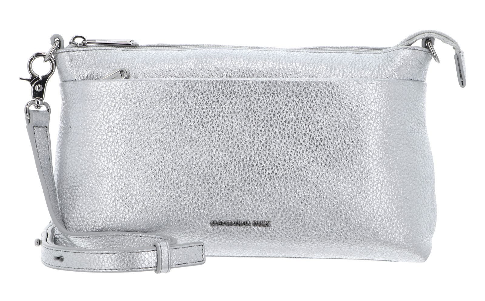 Mandarina Duck Umhängetasche Triple Pochette, aus echtem Kalbsleder