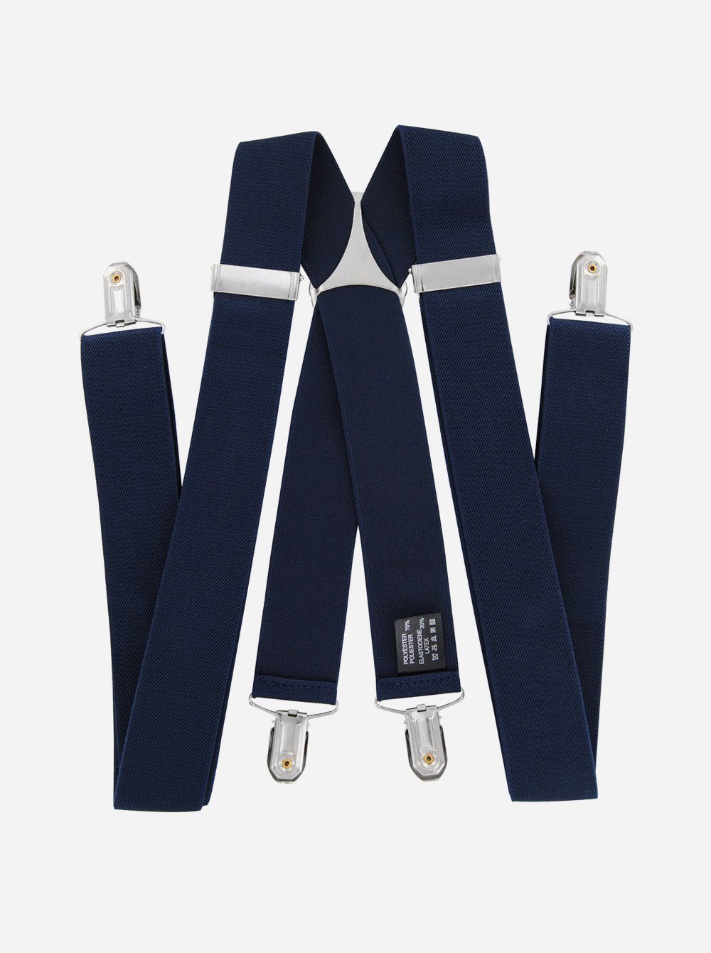 axy Hosenträger (Herren Hosenträger mit 1 Paar Ärmelhalter Set) 3,5cm Breit verstellbar und elastisch Hemd Ärmelband