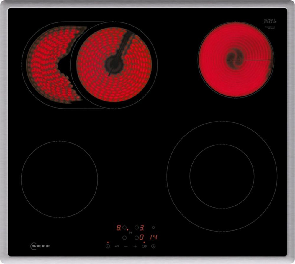 NEFF Elektro-Kochfeld von SCHOTT CERAN® N 50 T16SBN1L0, mit einfacher Touch Control Bedienung