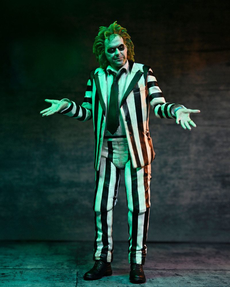 NECA Actionfigur Beetlejuice Beetlejuice Actionfigur 7 Scale Ultimate Striped Suit Beet