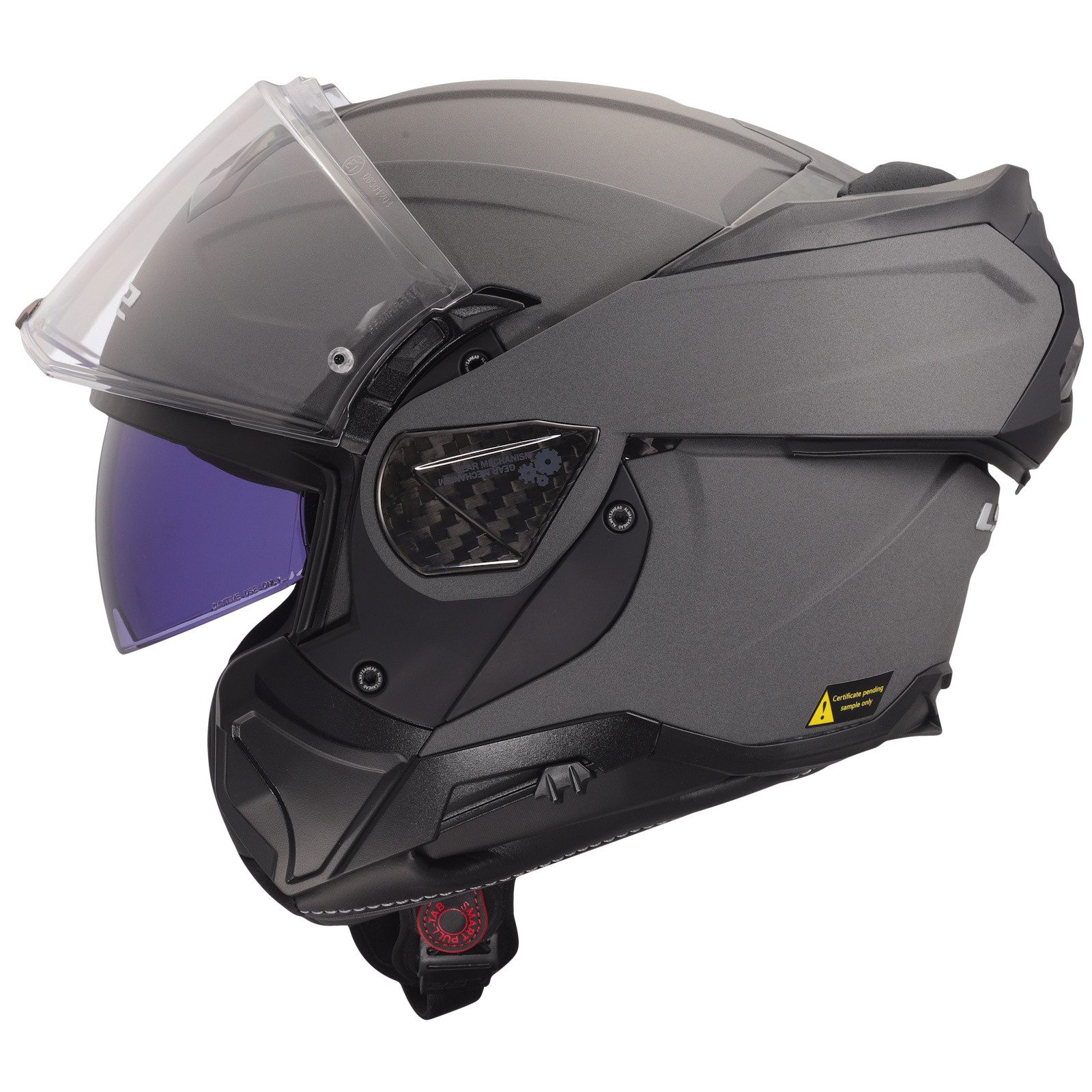 LS2 Motorradhelm LS2 FF910 Advant II Solid Klapphelm Matt-Grau S (1er Set), klapphelm motorrad