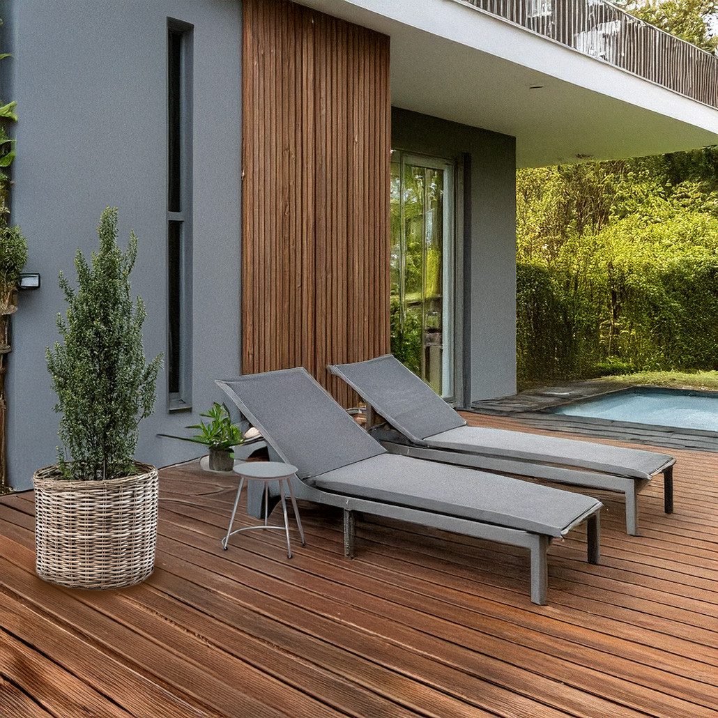 Kobolo Pflanzkübel Pflanzkorb DREVO - Rattan mit Folie ausgeschlagen (1 Stü günstig online kaufen