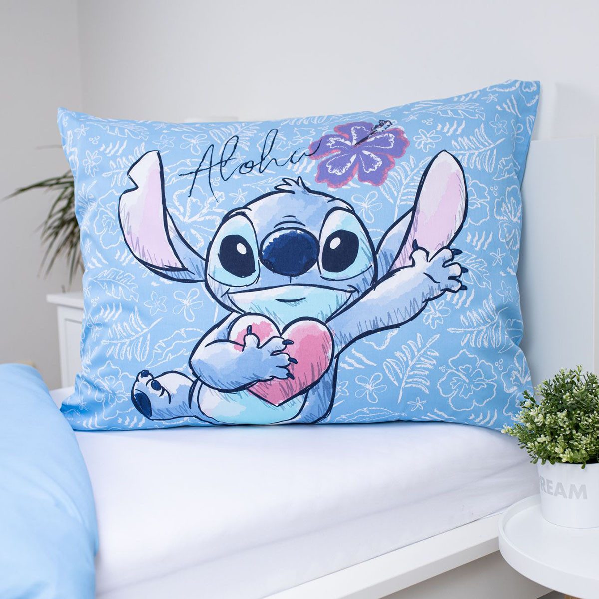 Disney Kinderbettwäsche Lilo und Stitch, Renforcé, 2 teilig
